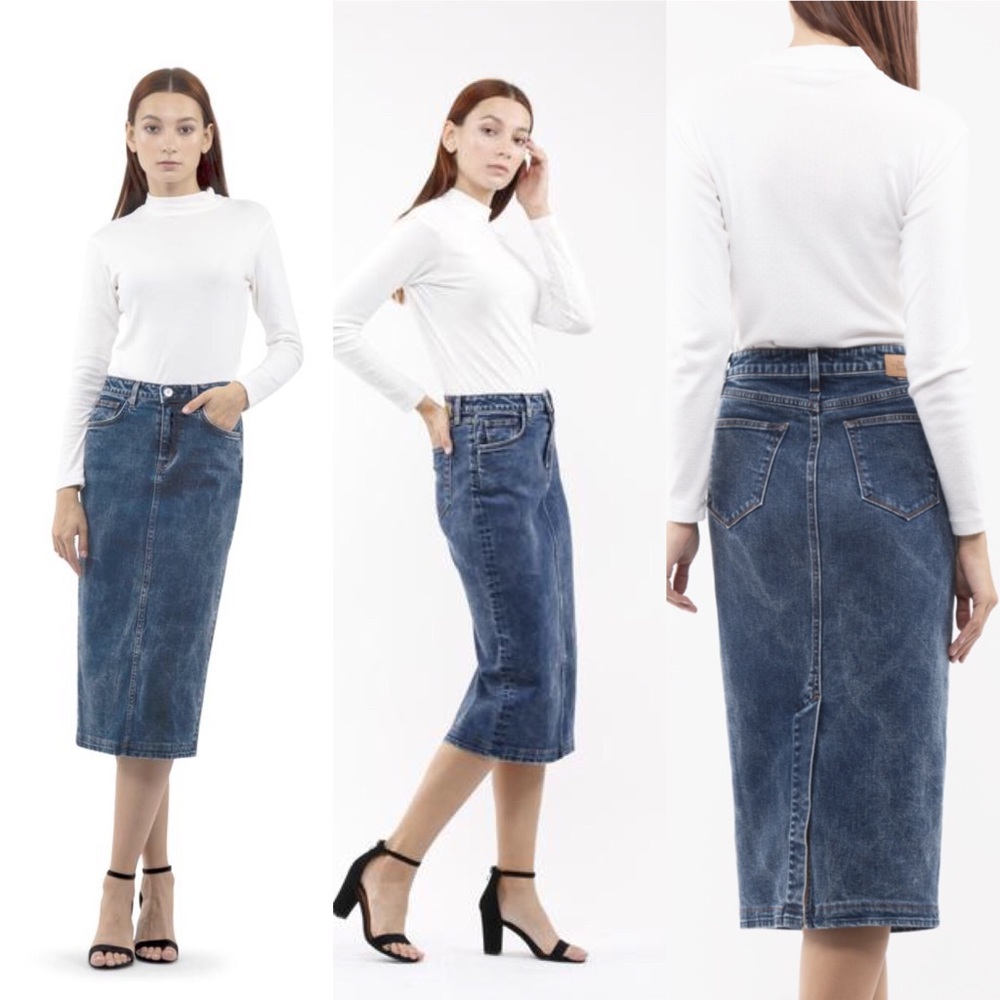 Father’s Daughter Wilcox High Rise Midi Skirt 25
